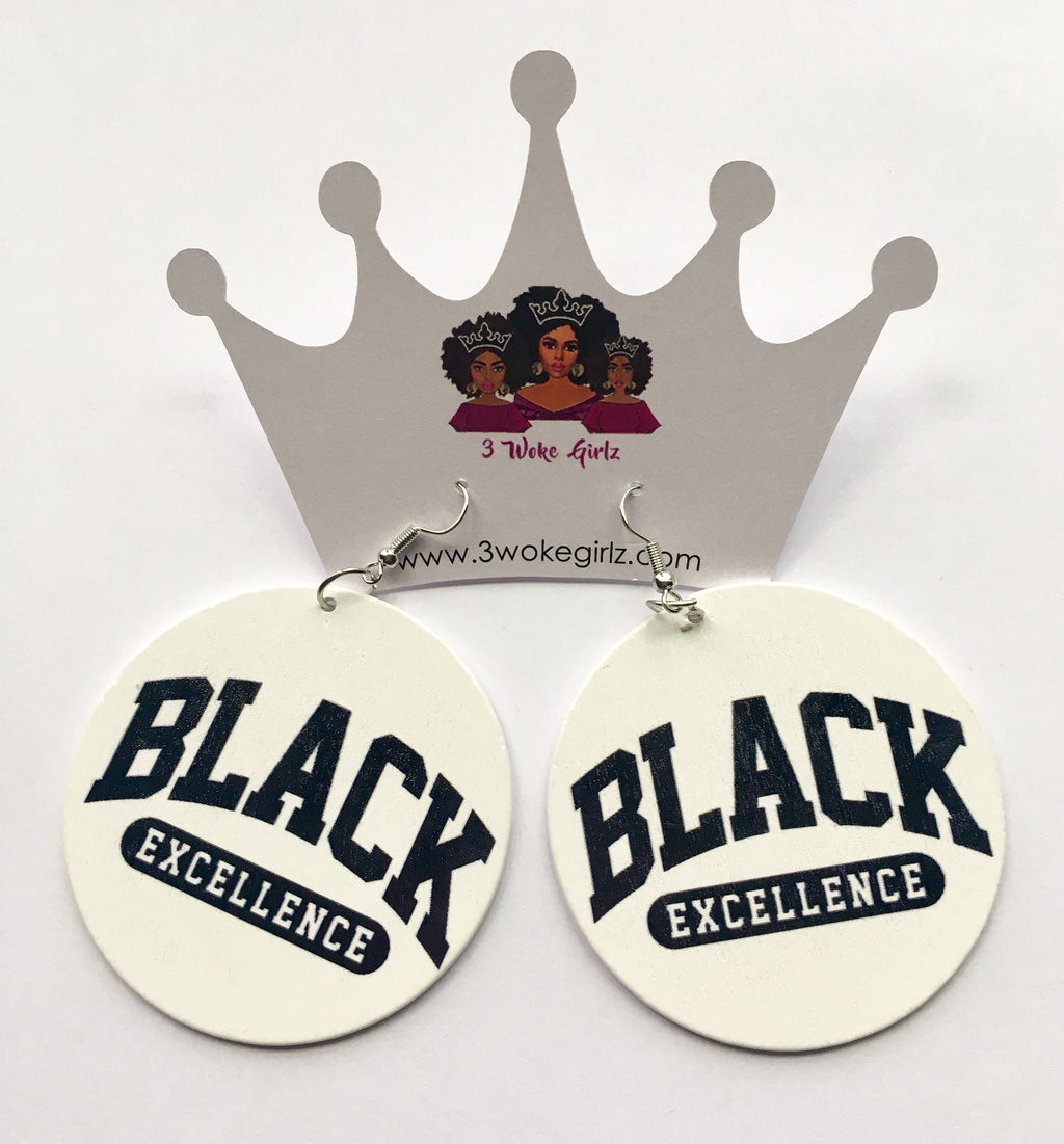 Black Excellence Earrings - 3 Woke Girlz