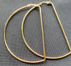 Large Gold Geometric Hoop Earrings