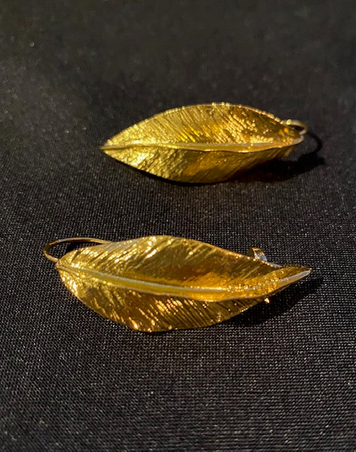 Leaf Stem Earrings