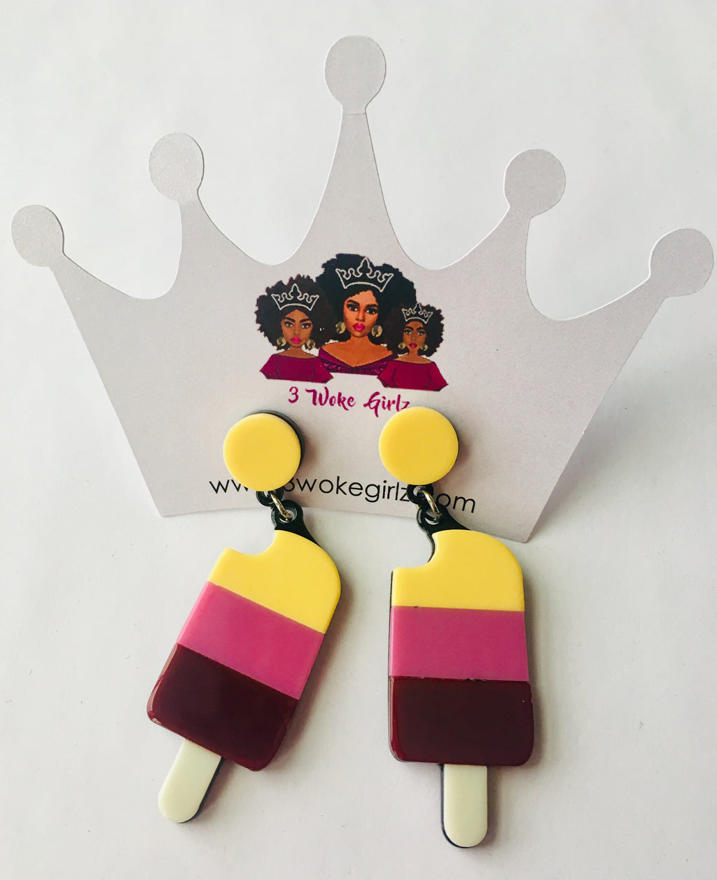 Popsicles Summer Fun Ice Cream Earrings - 3 Woke Girlz