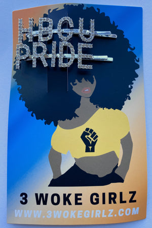 HBCU Pride Rhinestones Hairpin Set - 3 Woke Girlz