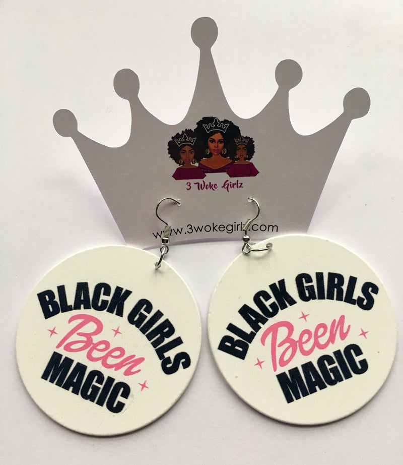 Black Girls Been Magic Earrings - 3 Woke Girlz