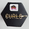 CURLS Rhinestone Statement Word Hairpin Hair Clip - 3 Woke Girlz