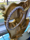 Large Rhinestones Bling Hoop Earrings - 3 Woke Girlz