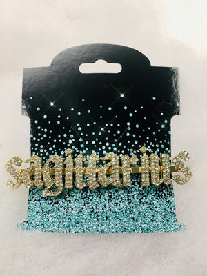Sagittarius Rhinestone Hairpin Hair Clip Bobby Pin - 3 Woke Girlz