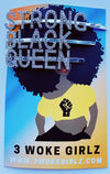 Strong Black Queen Rhinestones Hairpin Set - 3 Woke Girlz