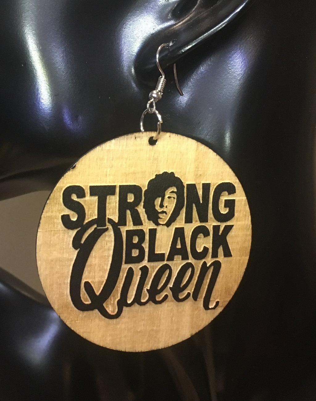 Strong Black Queen Earrings - 3 Woke Girlz